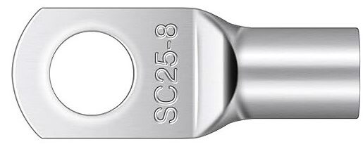 25 MM M8 ALUMINIUM RING LUG